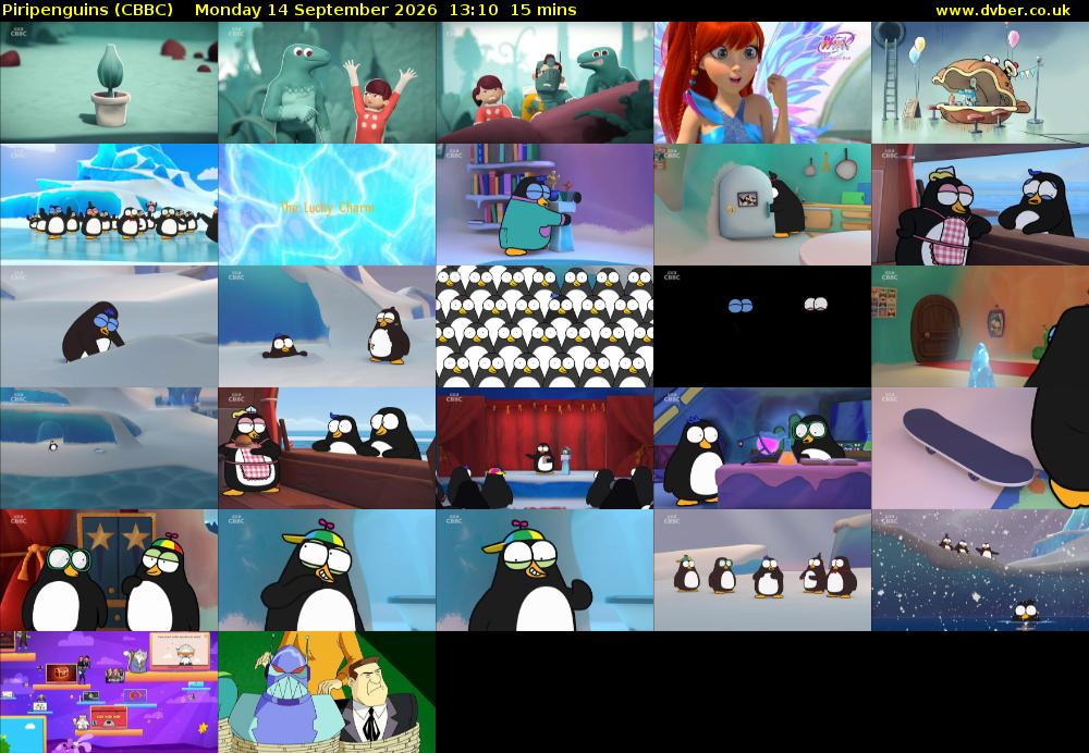Piripenguins (CBBC) Monday 14 September 2026 13:10 - 13:25