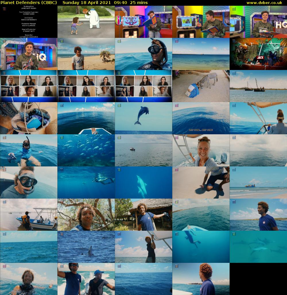 Planet Defenders (CBBC) Sunday 18 April 2021 09:40 - 10:05