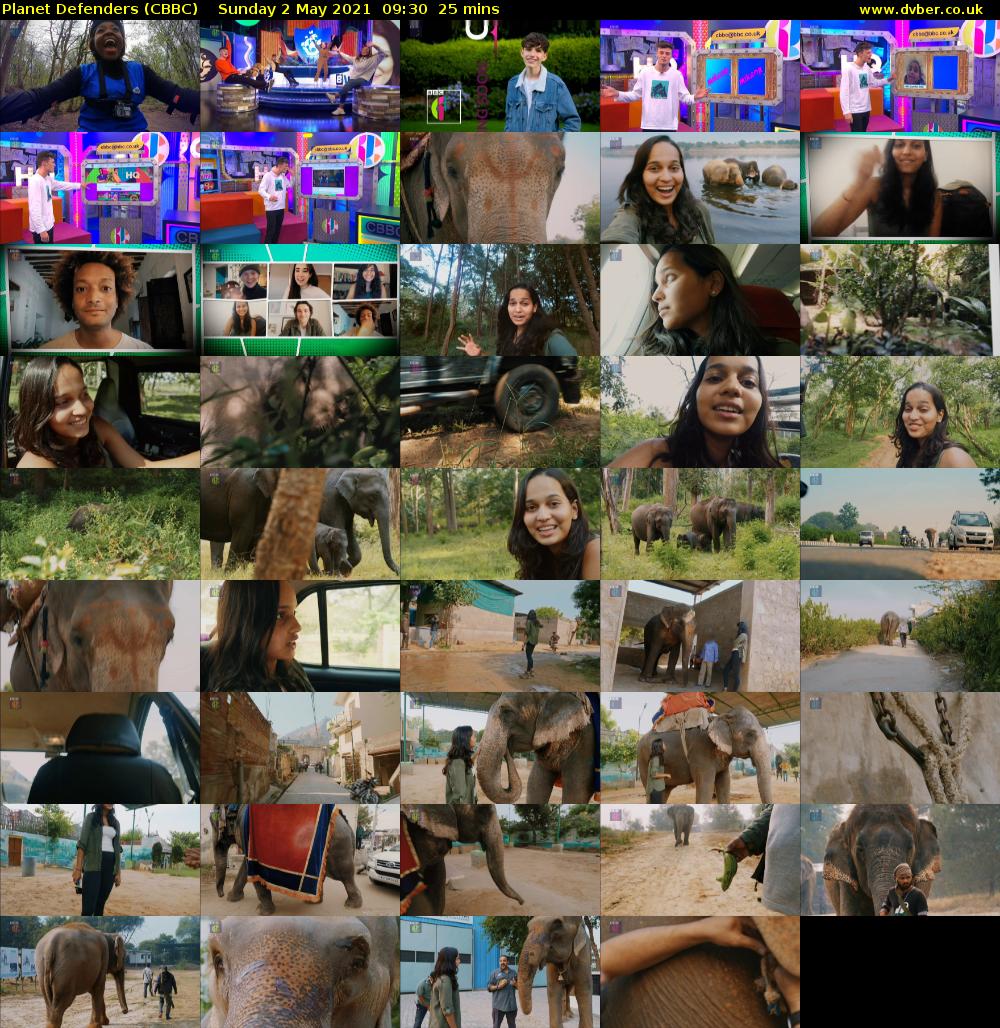 Planet Defenders (CBBC) Sunday 2 May 2021 09:30 - 09:55