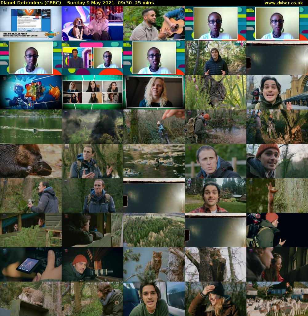 Planet Defenders (CBBC) Sunday 9 May 2021 09:30 - 09:55