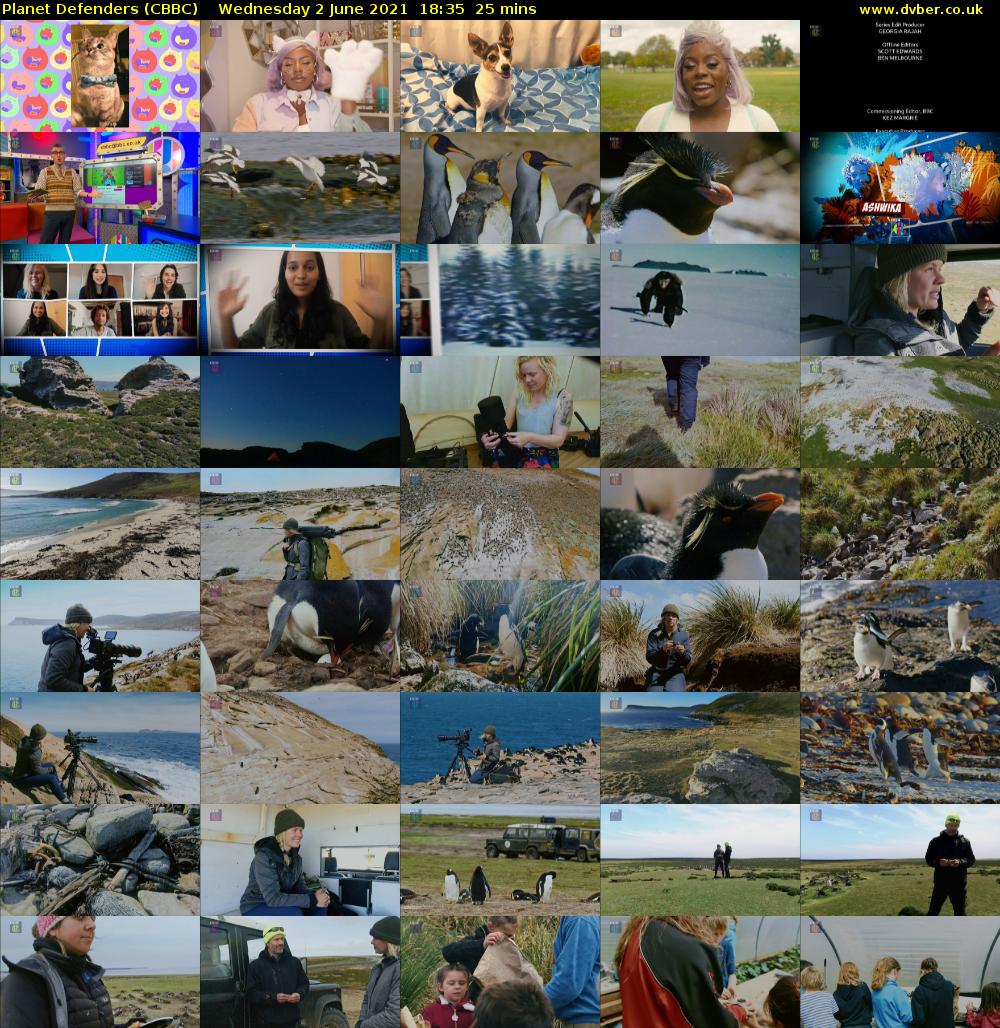 Planet Defenders (CBBC) Wednesday 2 June 2021 18:35 - 19:00