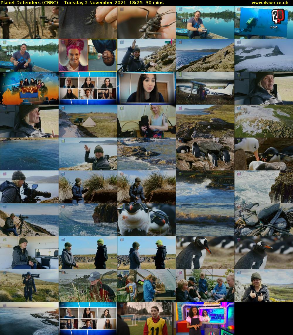 Planet Defenders (CBBC) Tuesday 2 November 2021 18:25 - 18:55
