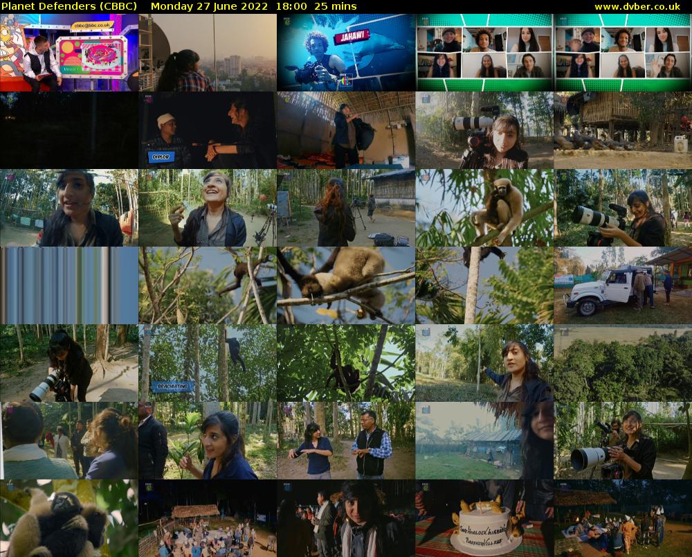 Planet Defenders (CBBC) Monday 27 June 2022 18:00 - 18:25