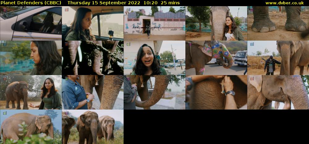 Planet Defenders (CBBC) Thursday 15 September 2022 10:20 - 10:45