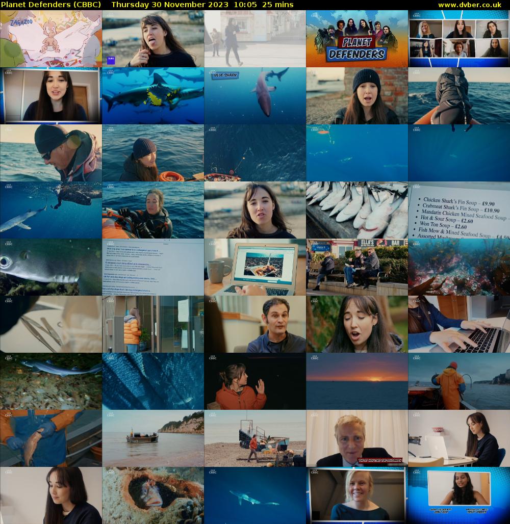 Planet Defenders (CBBC) Thursday 30 November 2023 10:05 - 10:30