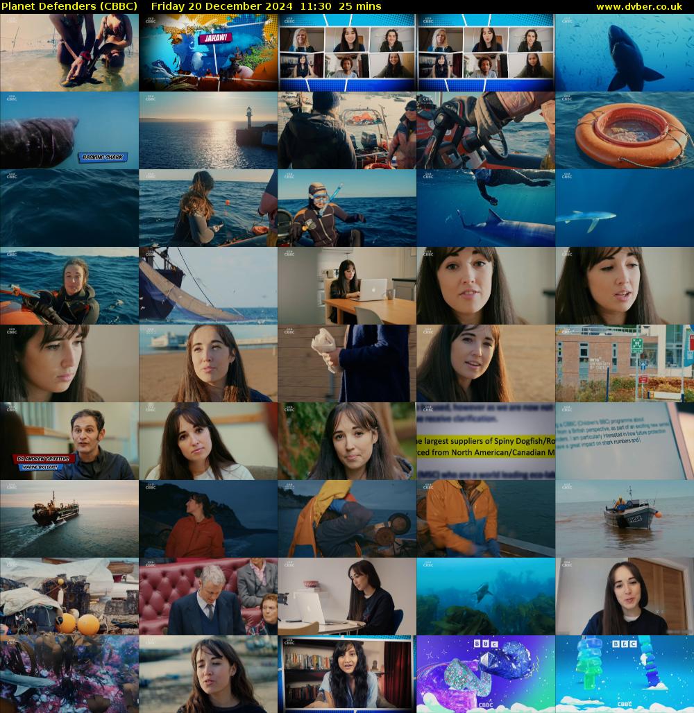 Planet Defenders (CBBC) Friday 20 December 2024 11:30 - 11:55