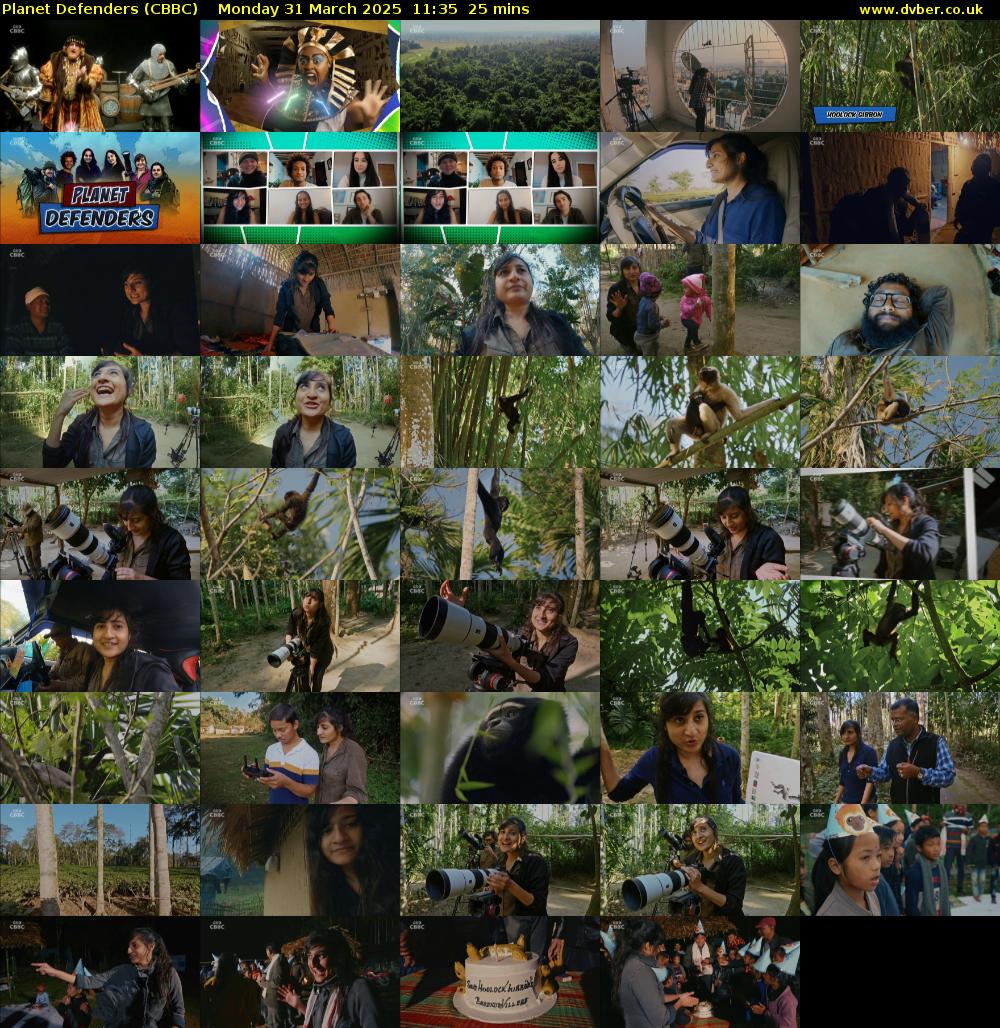 Planet Defenders (CBBC) Monday 31 March 2025 11:35 - 12:00
