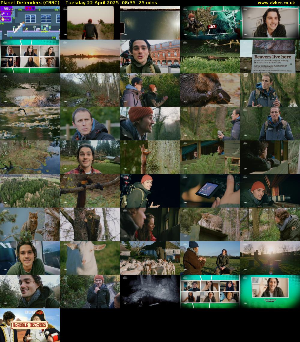 Planet Defenders (CBBC) Tuesday 22 April 2025 08:35 - 09:00