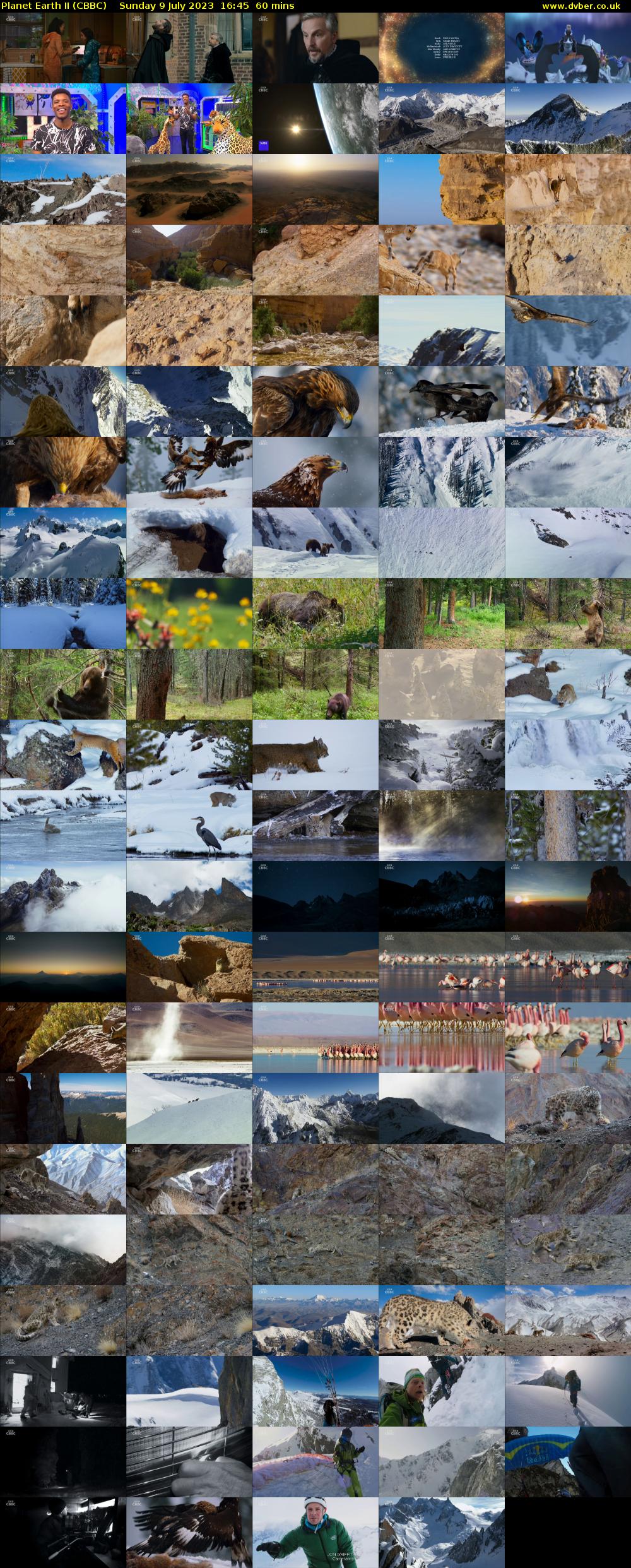 Planet Earth II (CBBC) Sunday 9 July 2023 16:45 - 17:45
