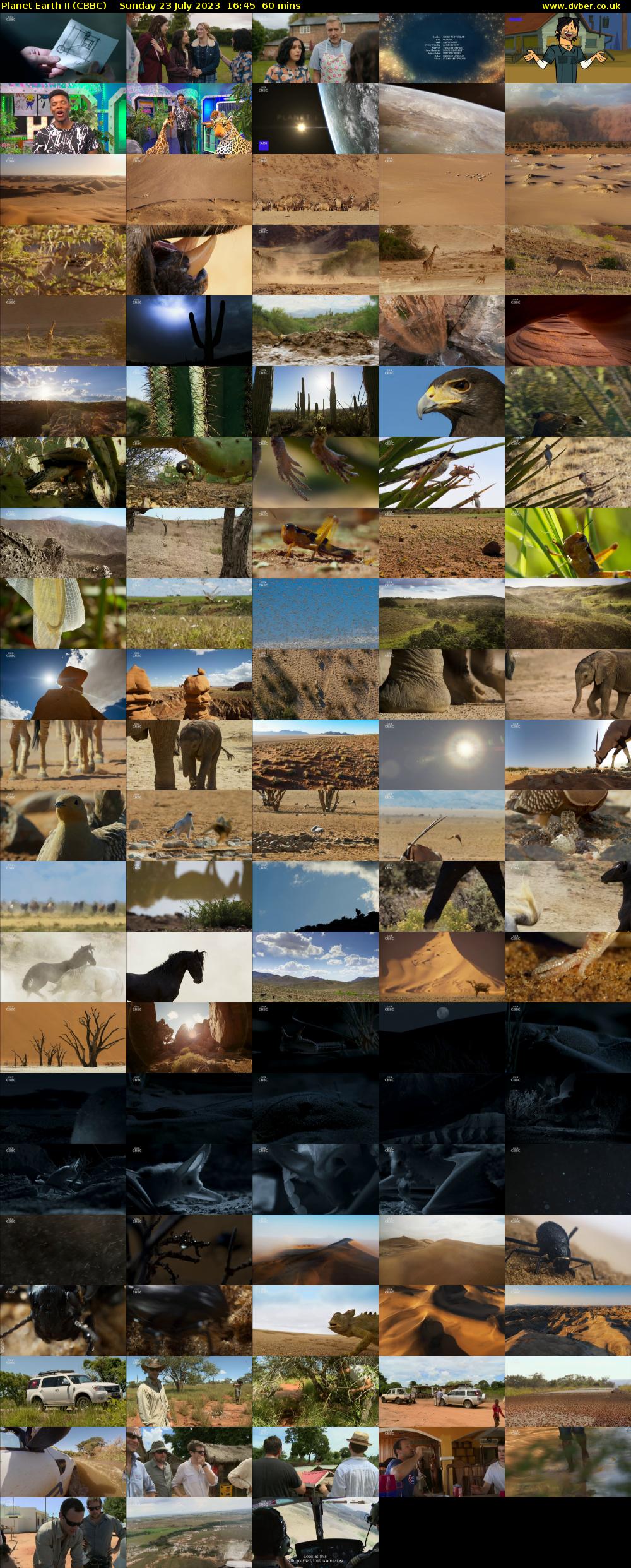 Planet Earth II (CBBC) Sunday 23 July 2023 16:45 - 17:45