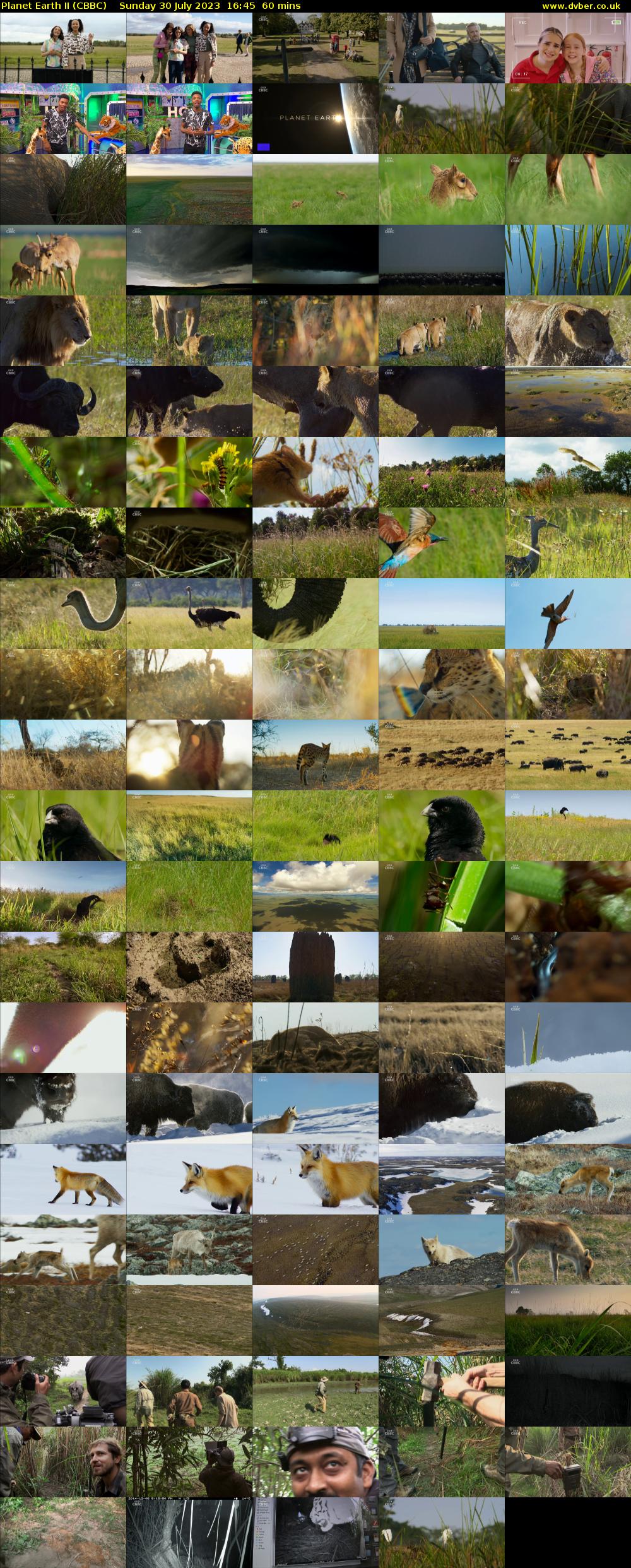 Planet Earth II (CBBC) Sunday 30 July 2023 16:45 - 17:45
