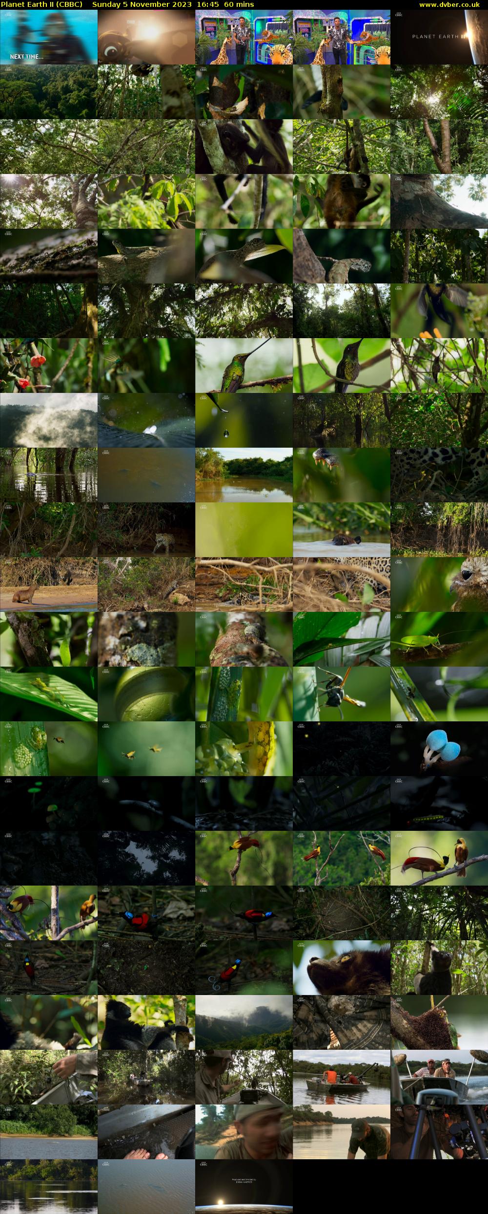 Planet Earth II (CBBC) Sunday 5 November 2023 16:45 - 17:45