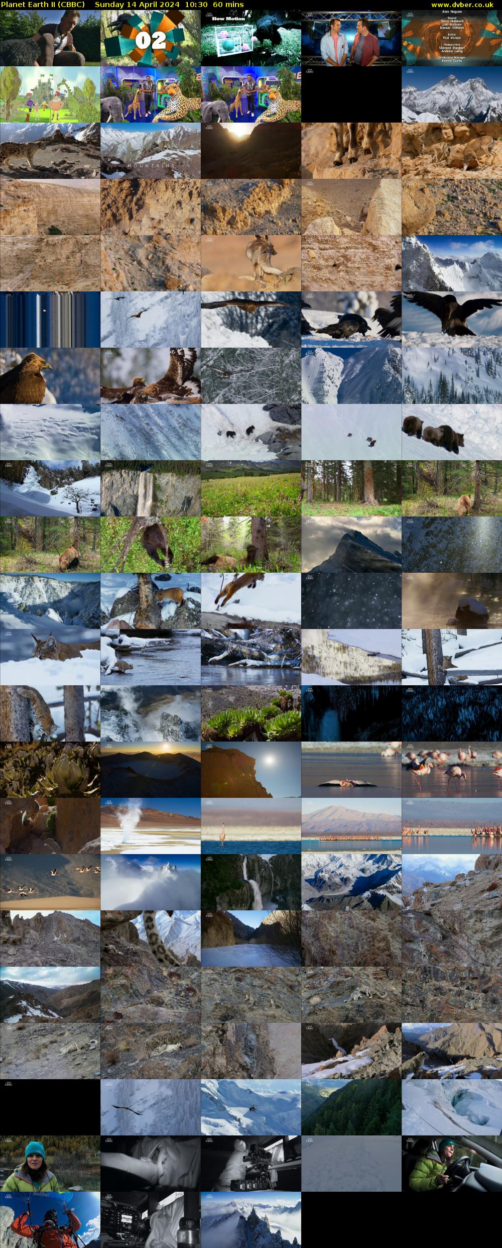 Planet Earth II (CBBC) Sunday 14 April 2024 10:30 - 11:30