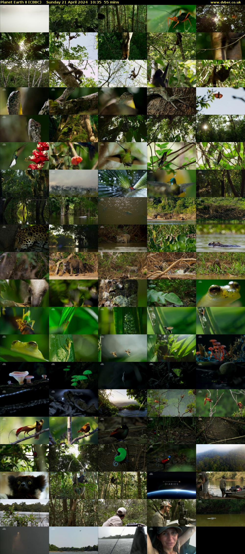 Planet Earth II (CBBC) Sunday 21 April 2024 10:35 - 11:30