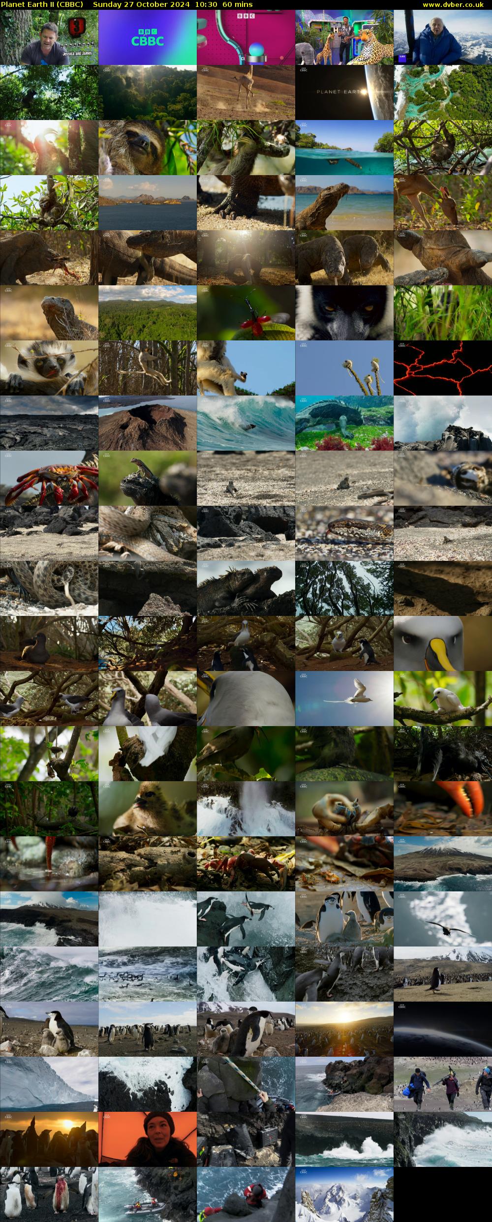 Planet Earth II (CBBC) Sunday 27 October 2024 10:30 - 11:30