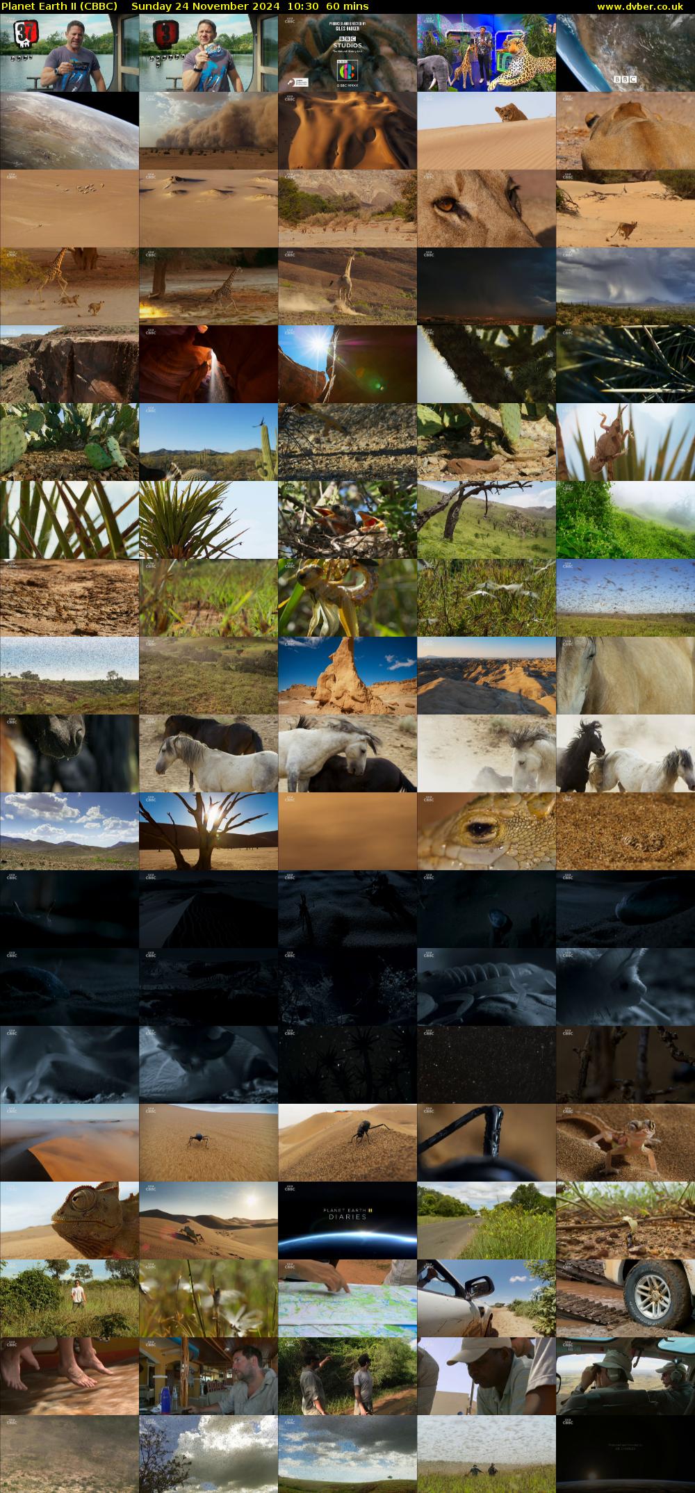 Planet Earth II (CBBC) Sunday 24 November 2024 10:30 - 11:30