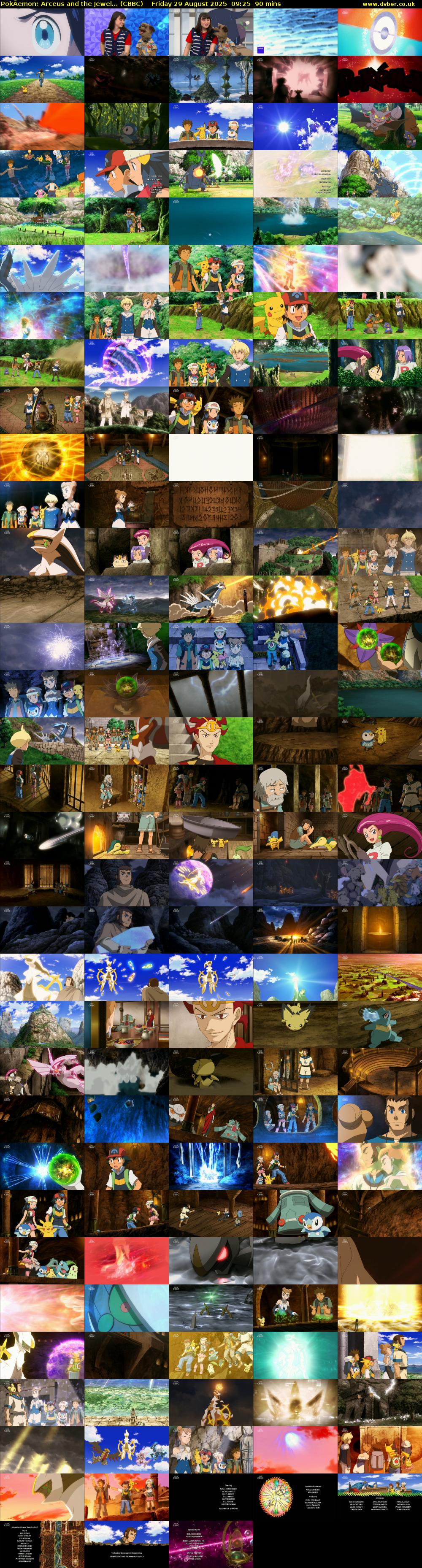 PokÂemon: Arceus and the Jewel... (CBBC) Friday 29 August 2025 09:25 - 10:55