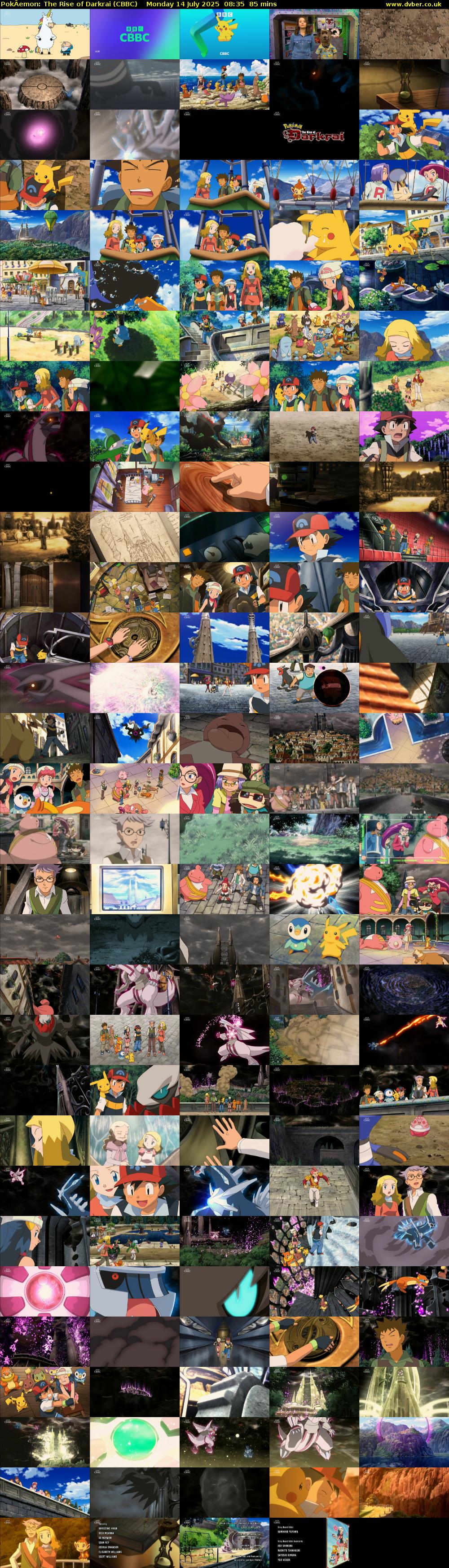 PokÂemon: The Rise of Darkrai (CBBC) Monday 14 July 2025 08:35 - 10:00