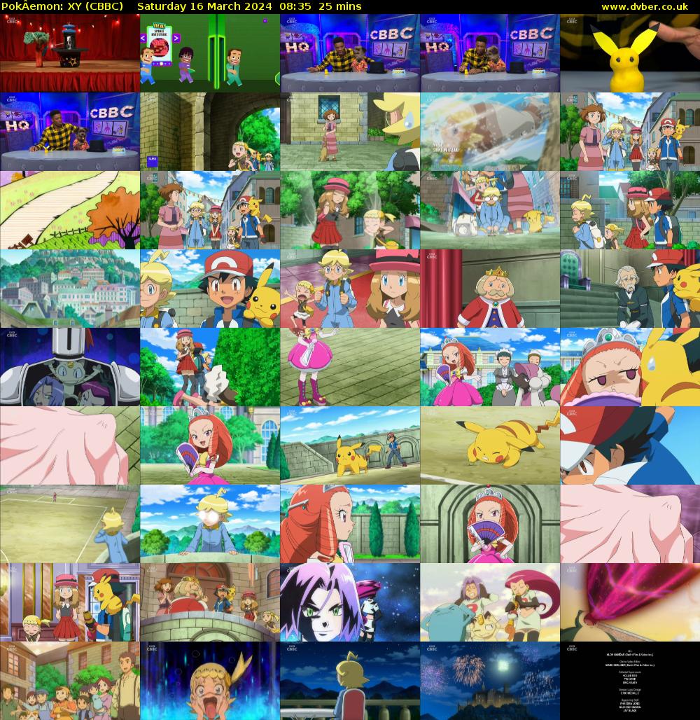 PokÂemon: XY (CBBC) Saturday 16 March 2024 08:35 - 09:00