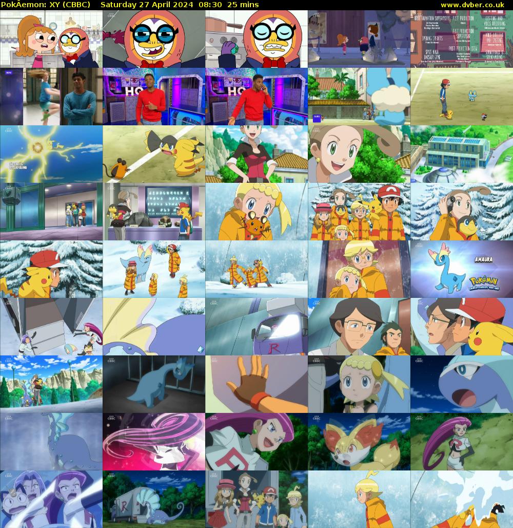 PokÂemon: XY (CBBC) Saturday 27 April 2024 08:30 - 08:55