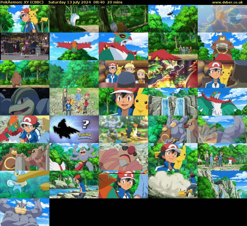 PokÂemon: XY (CBBC) Saturday 13 July 2024 08:40 - 09:00