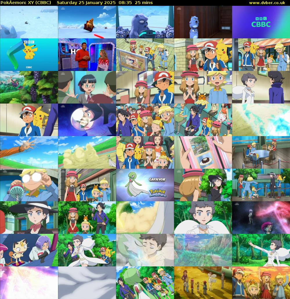 PokÂemon: XY (CBBC) Saturday 25 January 2025 08:35 - 09:00