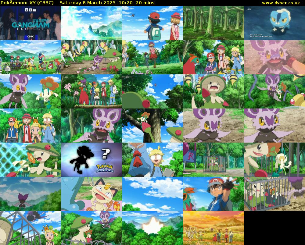 PokÂemon: XY (CBBC) Saturday 8 March 2025 10:20 - 10:40