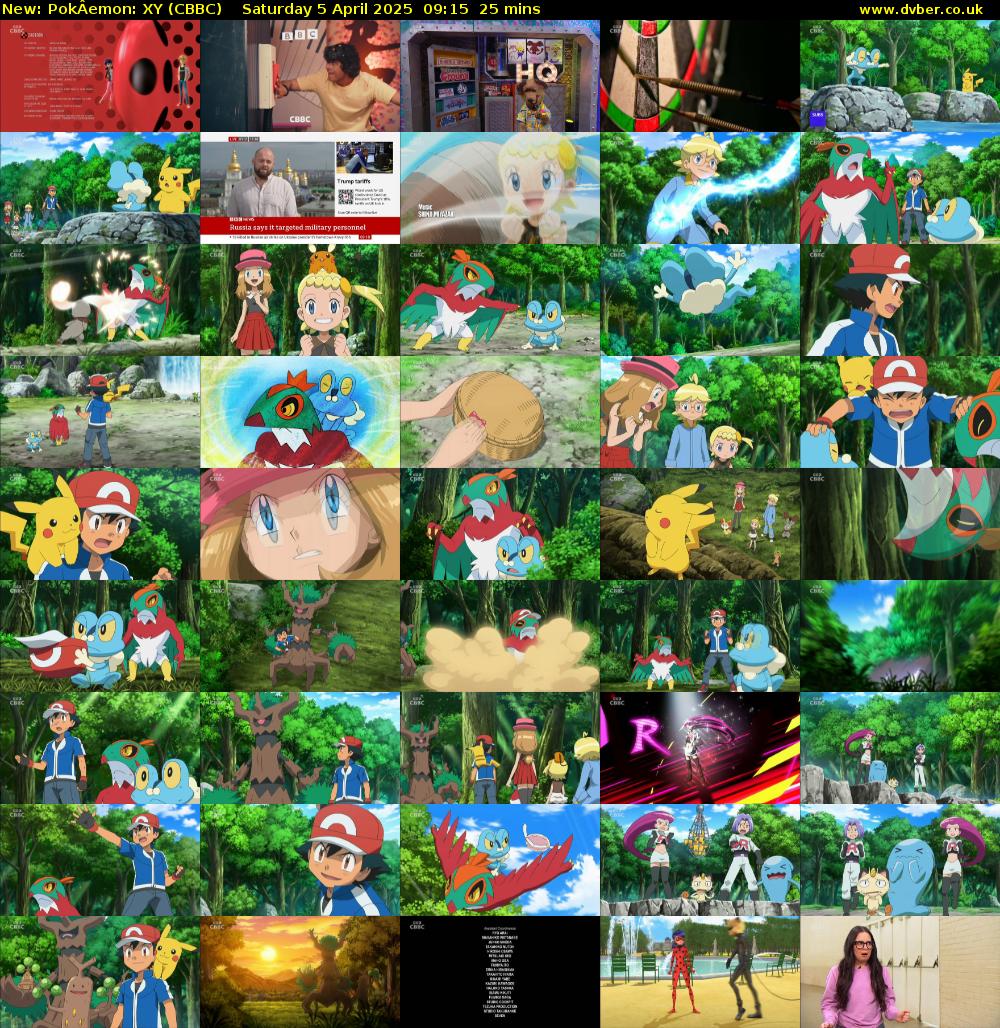 PokÂemon: XY (CBBC) Saturday 5 April 2025 09:15 - 09:40