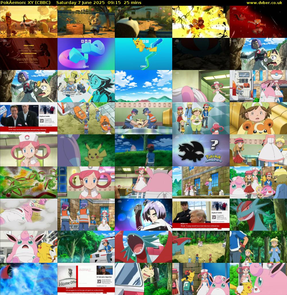 PokÂemon: XY (CBBC) Saturday 7 June 2025 09:15 - 09:40