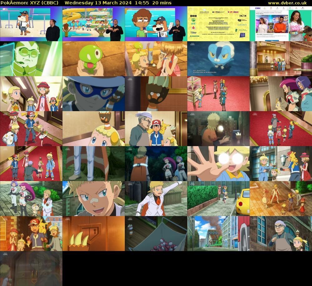 PokÂemon: XYZ (CBBC) Wednesday 13 March 2024 14:55 - 15:15