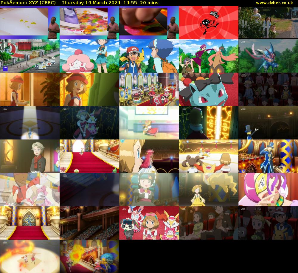 PokÂemon: XYZ (CBBC) Thursday 14 March 2024 14:55 - 15:15