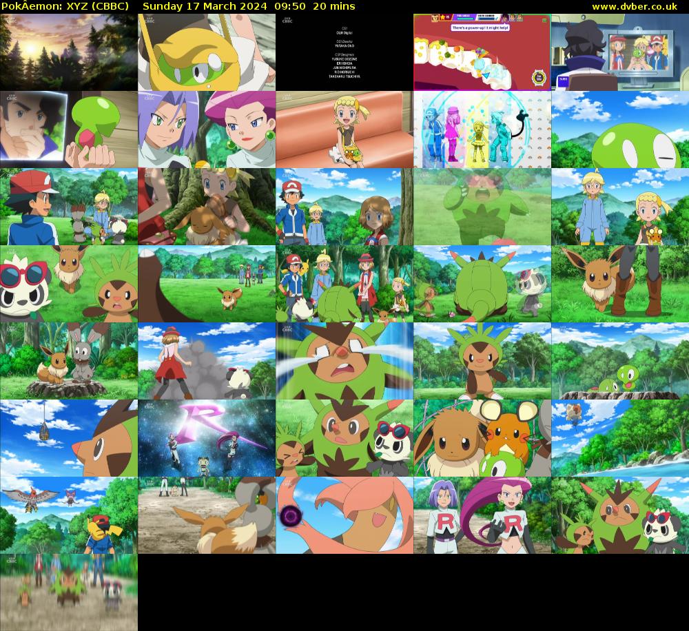 PokÂemon: XYZ (CBBC) Sunday 17 March 2024 09:50 - 10:10