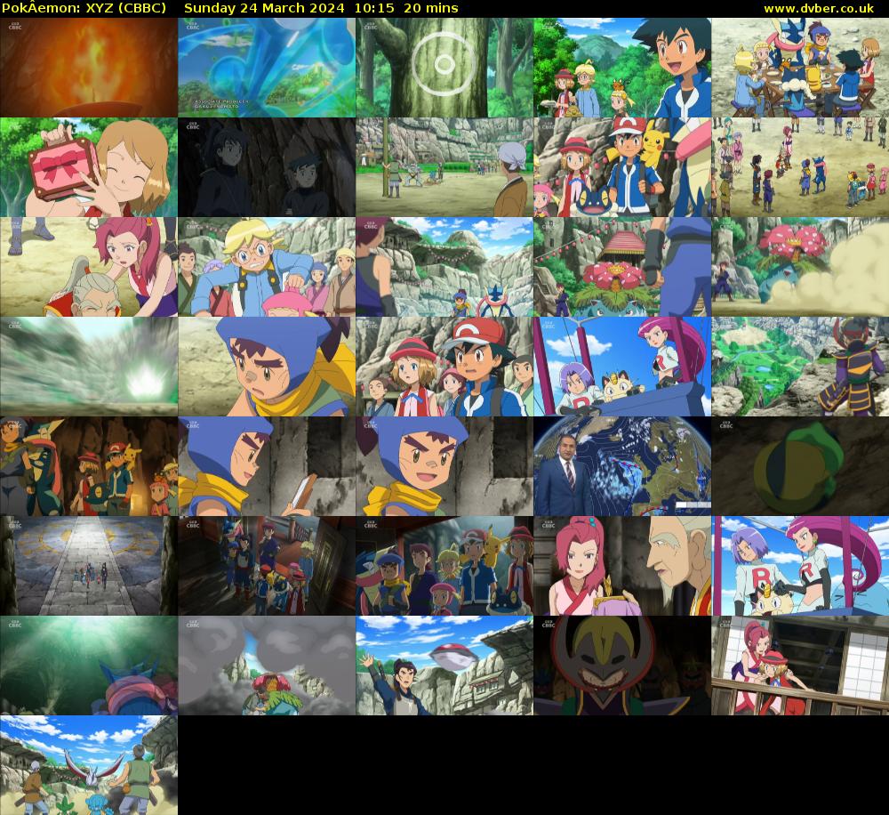 PokÂemon: XYZ (CBBC) Sunday 24 March 2024 10:15 - 10:35