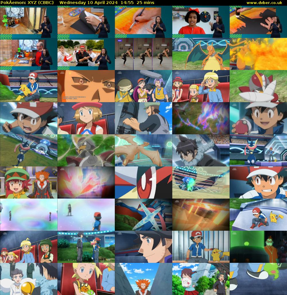 PokÂemon: XYZ (CBBC) Wednesday 10 April 2024 14:55 - 15:20