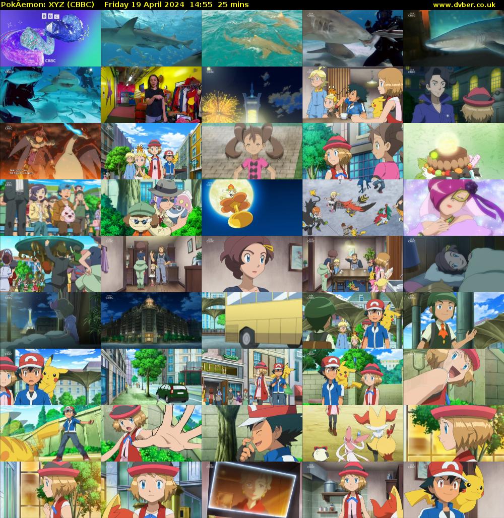 PokÂemon: XYZ (CBBC) Friday 19 April 2024 14:55 - 15:20