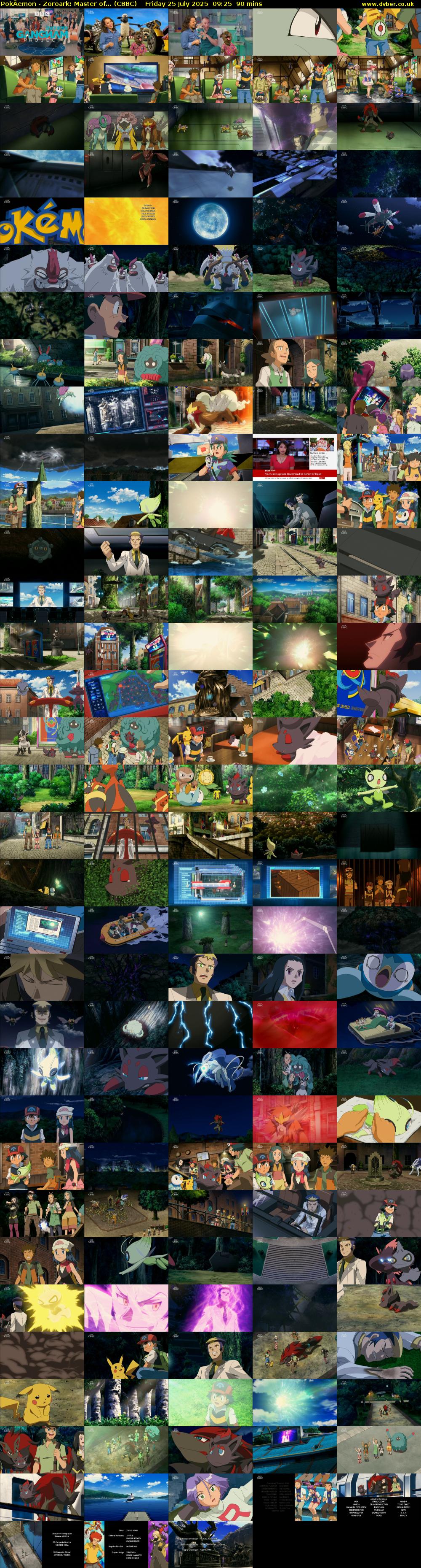 PokÂemon - Zoroark: Master of... (CBBC) Friday 25 July 2025 09:25 - 10:55