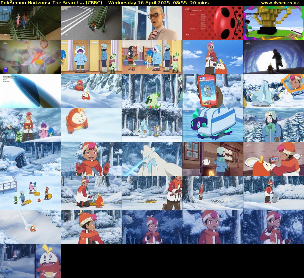 PokÂemon Horizons: The Search... (CBBC) Wednesday 16 April 2025 08:55 - 09:15