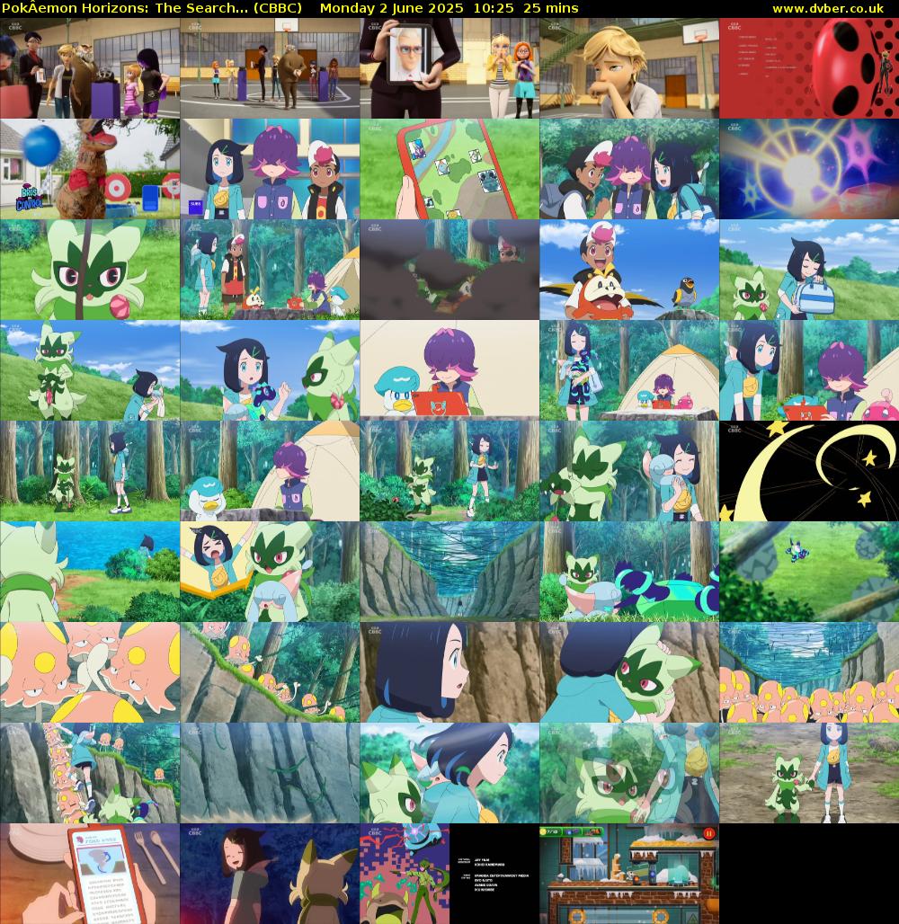 PokÂemon Horizons: The Search... (CBBC) Monday 2 June 2025 10:25 - 10:50