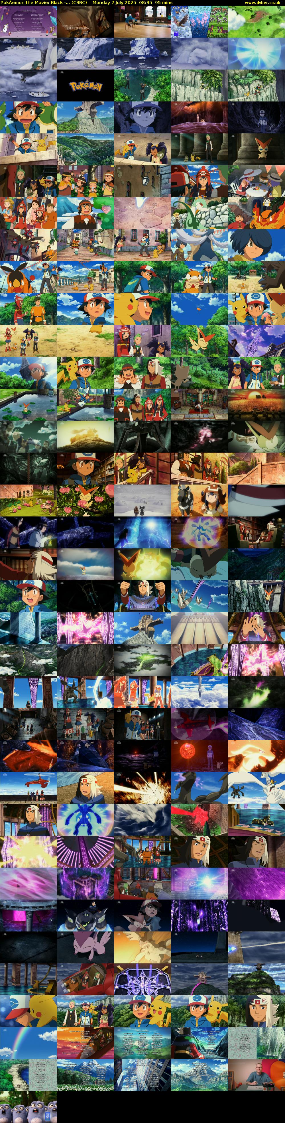 PokÂemon the Movie: Black -... (CBBC) Monday 7 July 2025 08:35 - 10:10