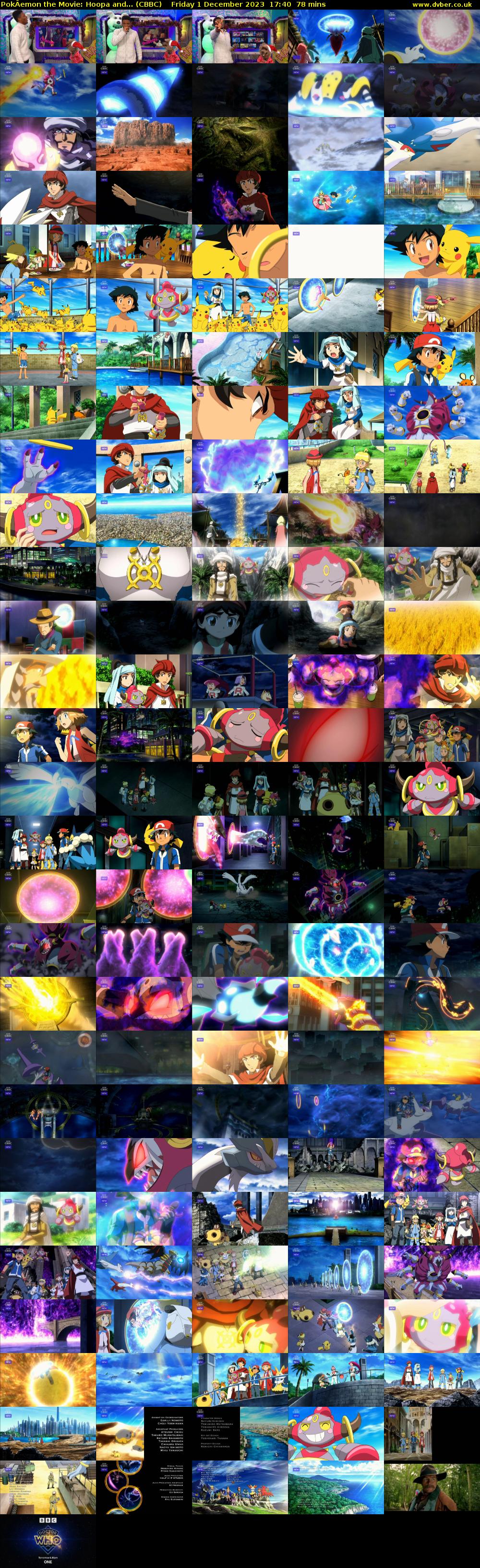 PokÂemon the Movie: Hoopa and... (CBBC) Friday 1 December 2023 17:40 - 18:58