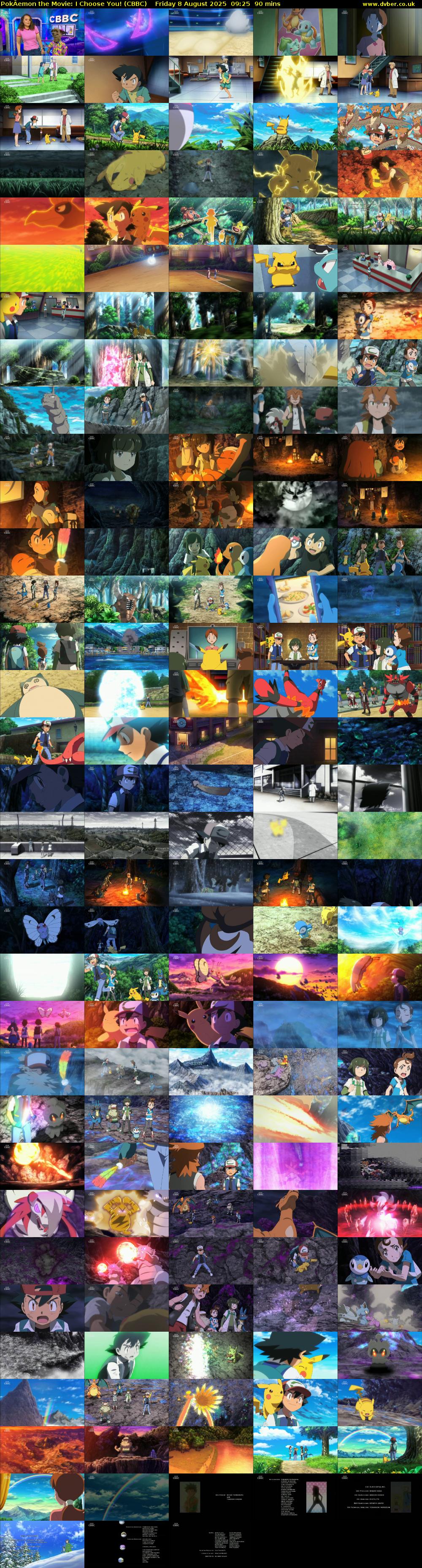 PokÂemon the Movie: I Choose You! (CBBC) Friday 8 August 2025 09:25 - 10:55
