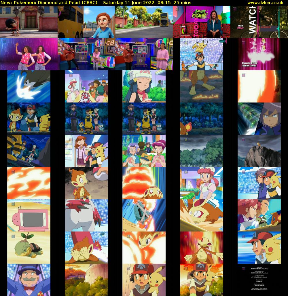 Pokemon: Diamond and Pearl (CBBC) Saturday 11 June 2022 08:15 - 08:40