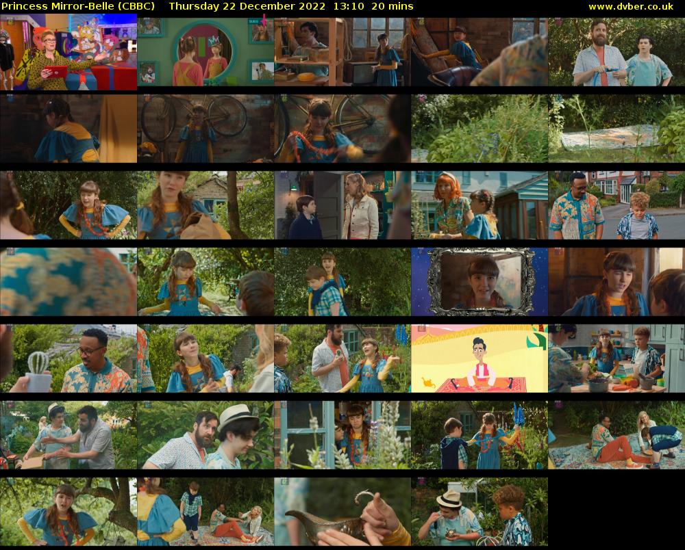 Princess Mirror-Belle (CBBC) Thursday 22 December 2022 13:10 - 13:30