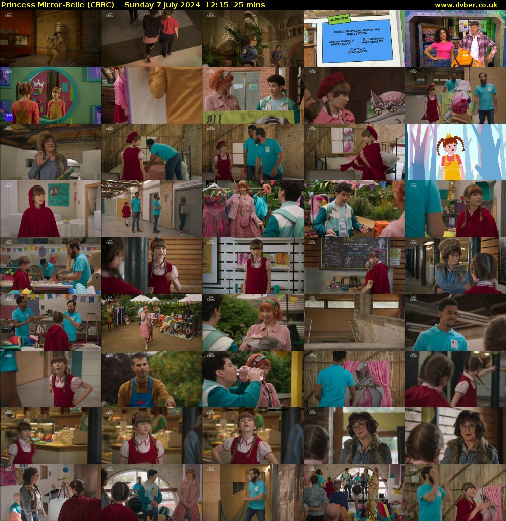 Princess Mirror-Belle (CBBC) Sunday 7 July 2024 12:15 - 12:40
