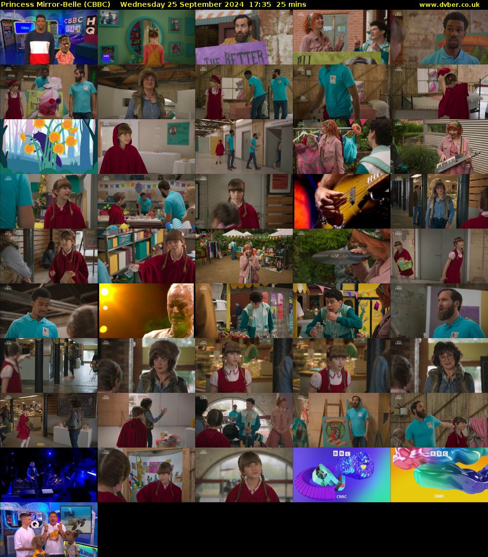 Princess Mirror-Belle (CBBC) Wednesday 25 September 2024 17:35 - 18:00