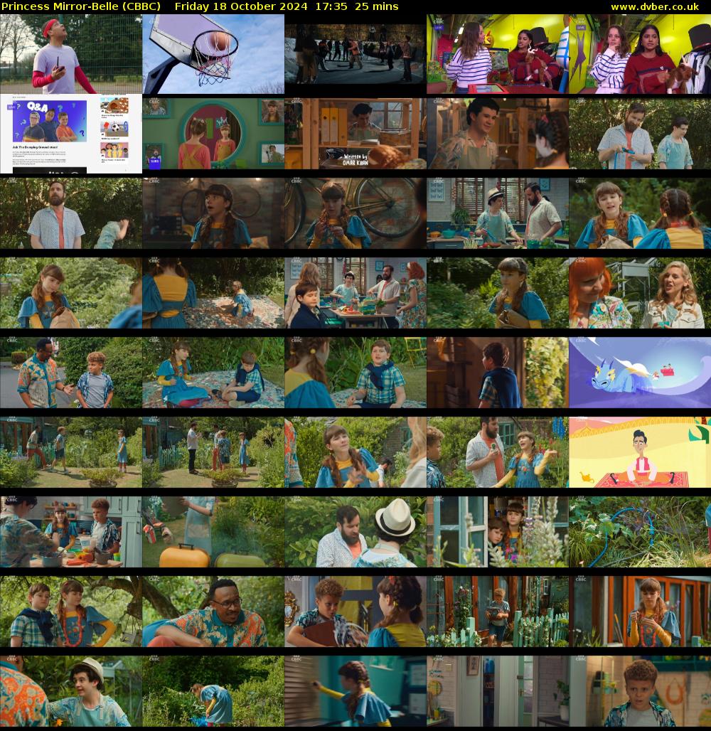 Princess Mirror-Belle (CBBC) Friday 18 October 2024 17:35 - 18:00
