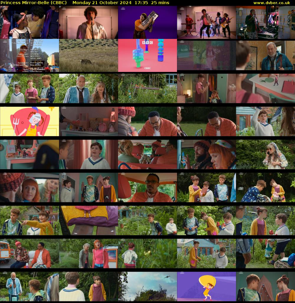 Princess Mirror-Belle (CBBC) Monday 21 October 2024 17:35 - 18:00