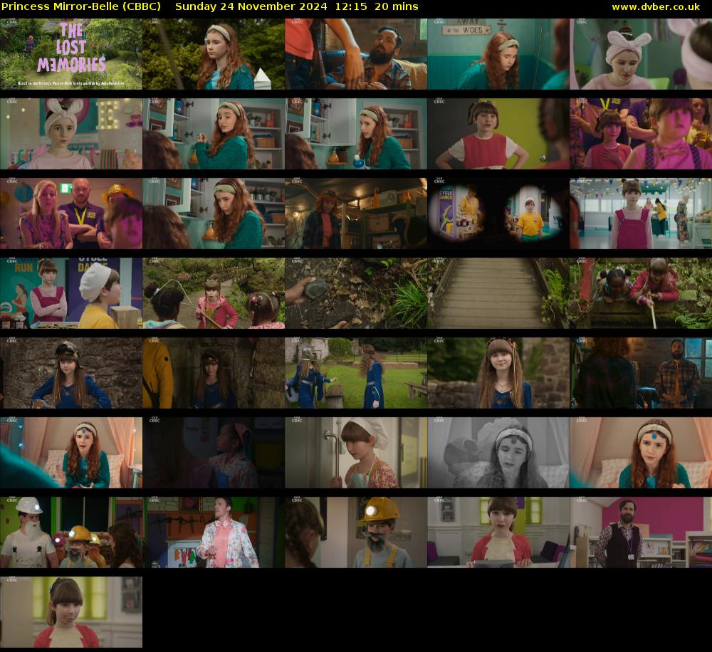 Princess Mirror-Belle (CBBC) Sunday 24 November 2024 12:15 - 12:35