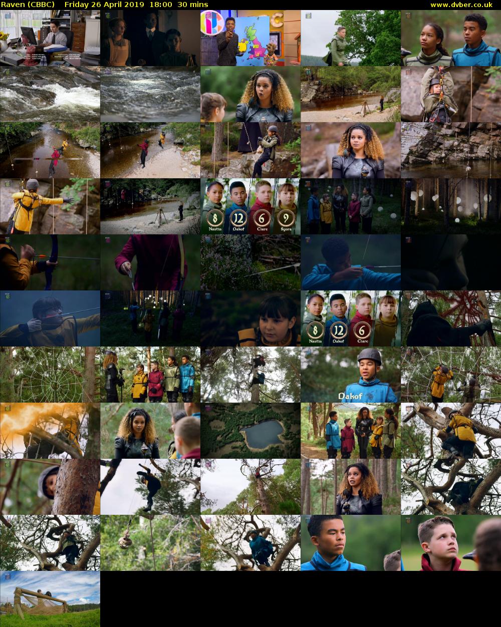 Raven (CBBC) Friday 26 April 2019 18:00 - 18:30