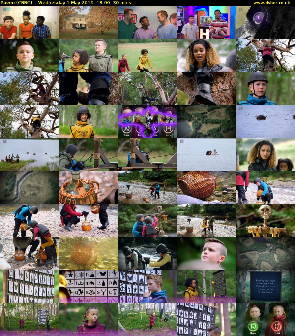 Raven (CBBC) Wednesday 1 May 2019 18:00 - 18:30